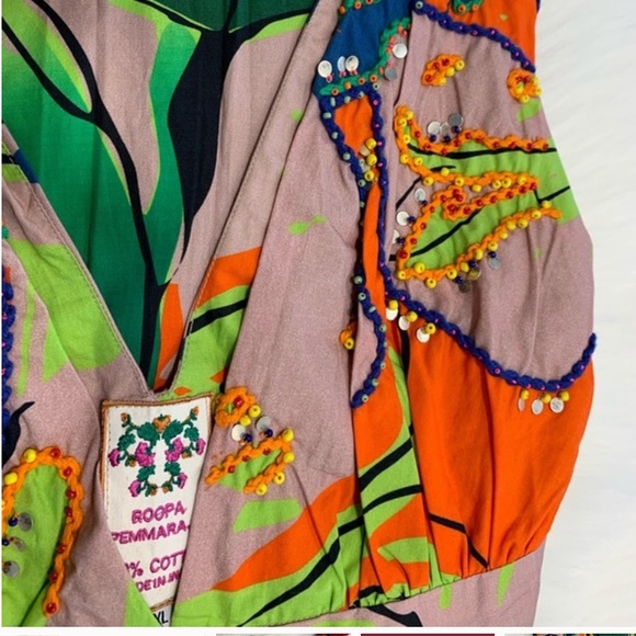 Anthropologie nerida Roopa pemmaraju midi dress - Picture 9 of 9